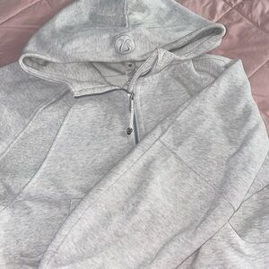 Gray lululemon scuba hoodie